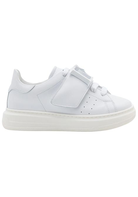 Unisex white leather shoes DSQUARED2 | 80233/PIABIANCO