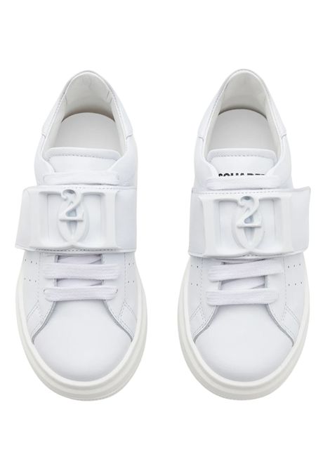 Unisex white leather shoes DSQUARED2 | 80233/PIABIANCO