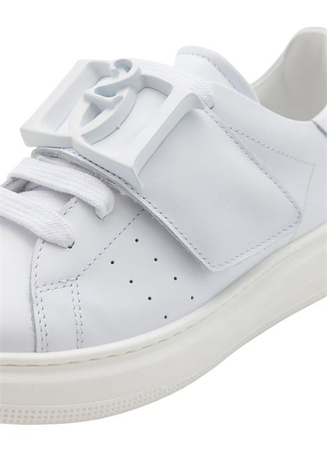 Unisex white leather shoes DSQUARED2 | 80233/PIABIANCO