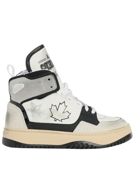 Unisex white leather shoes DSQUARED2 | 80241/PIABIANCO