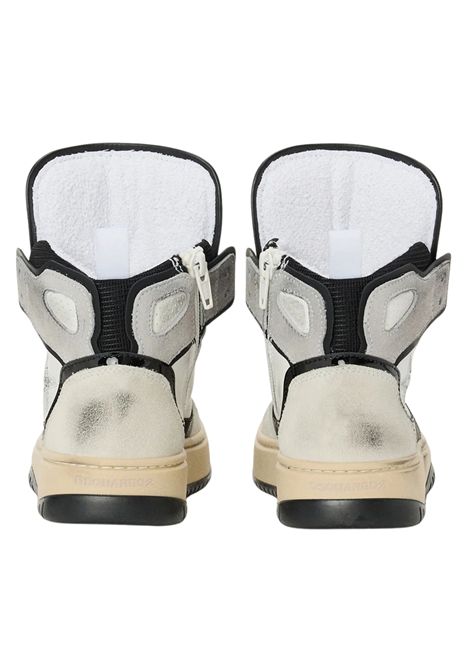 Unisex white leather shoes DSQUARED2 | 80241/PIABIANCO