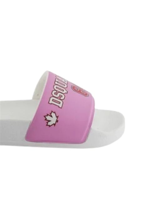 Ciabatta bambina in pvc rosa DSQUARED2 | 80254/PIAROSA