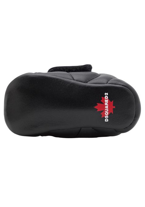 Scarpe neonato nere in pelle DSQUARED2 | 80276/PIANERO