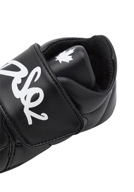 Scarpe neonato nere in pelle DSQUARED2 | 80276/PIANERO