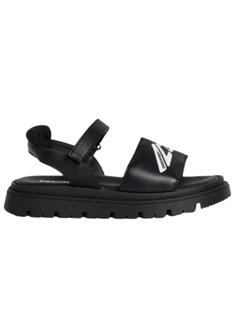 Sandalo bambino nero in pelle DSQUARED2 | 80283/PIANERO