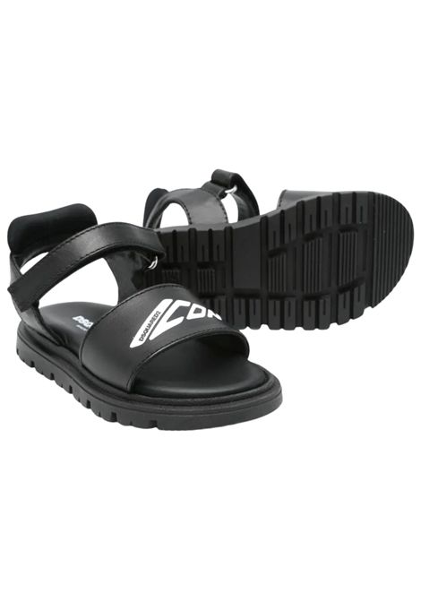 Sandalo bambino nero in pelle DSQUARED2 | 80283/PIANERO