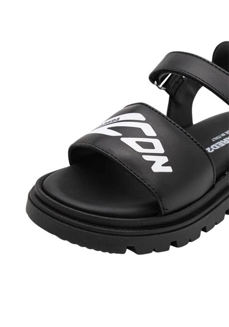 Sandalo bambino nero in pelle DSQUARED2 | 80283/PIANERO