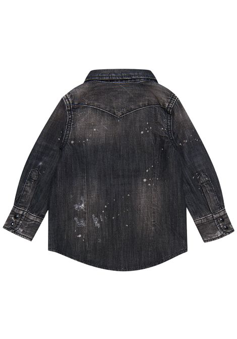 Baby denim cotton shirt DSQUARED2 | D2C112B/DELGRIGIO