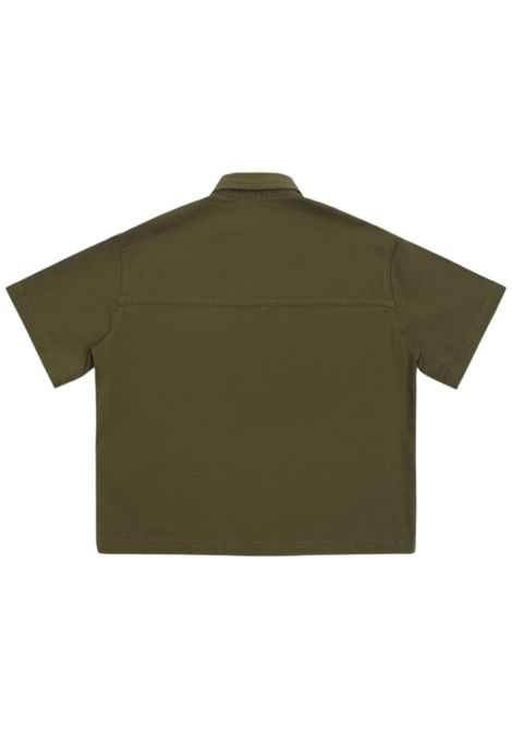 Green cotton shirt for children DSQUARED2 | D2C223M/DELVERDE