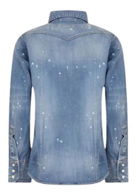 Children's denim cotton shirt DSQUARED2 | D2C24AVM/DELDENIM