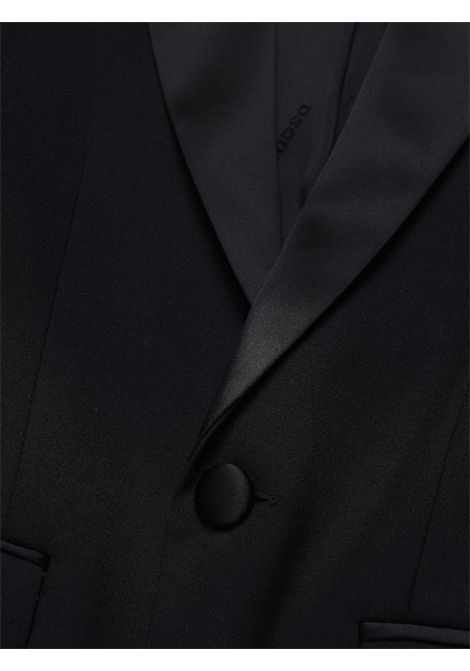 Giacca bambino nera in lana DSQUARED2 | D2J335U/DELNERO