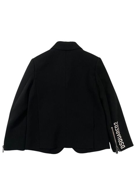 Giacca bambino nera in lana DSQUARED2 | D2J372M/DELNERO
