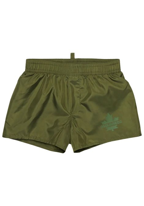 Costume da bagno neonato verde DSQUARED2 | D2M1318/DELVERDE