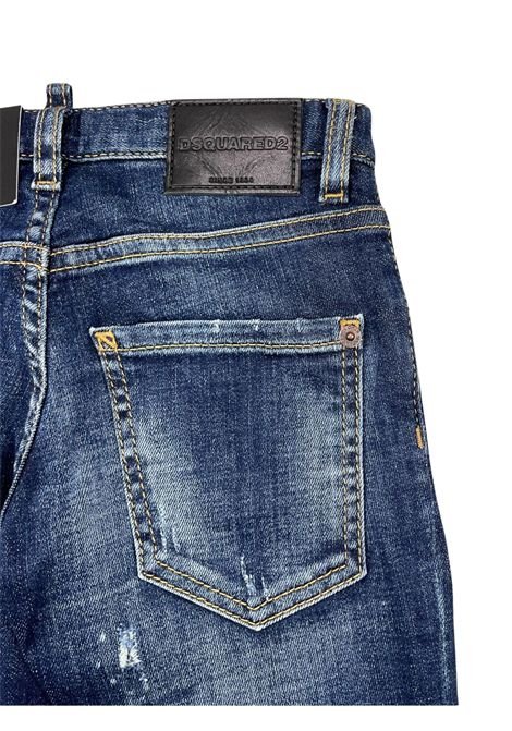 Jeans bambino blu in cotone DSQUARED2 | D2P110U/FIDENIM