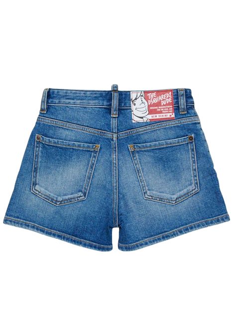 Bermuda unisex in cotone denim DSQUARED2 | D2P465F/DELDENIM