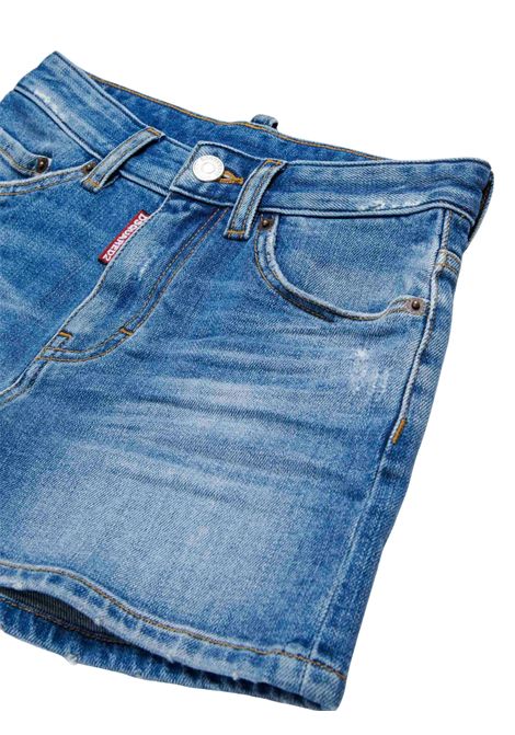 Bermuda unisex in cotone denim DSQUARED2 | D2P465F/DELDENIM