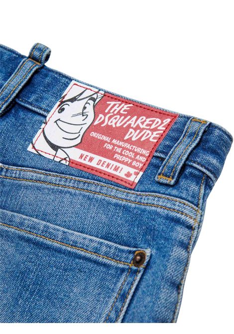 Bermuda unisex in cotone denim DSQUARED2 | D2P465F/DELDENIM