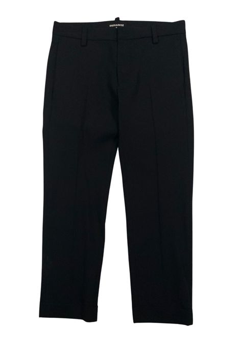 Pantalone bambino nero in lana DSQUARED2 | D2P52VM/FINERO