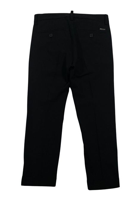Pantalone bambino nero in lana DSQUARED2 | D2P52VM/FINERO