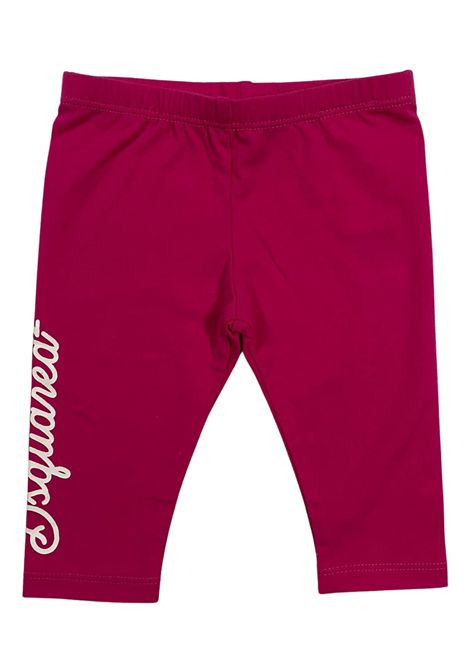 Leggins neonata fucsia in cotone DSQUARED2 | D2P623B/DELFUCSIA