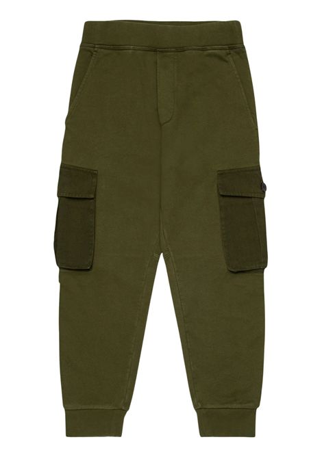 Pantalone bambino verde in cotone DSQUARED2 | D2P793M/DELVERDE