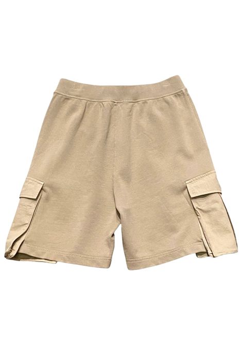 Sand-colored cotton Bermuda shorts for children DSQUARED2 | D2P794M/DELSABBIA