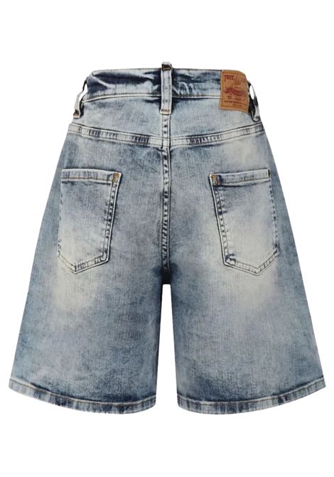 Bermuda bambino in cotone denim DSQUARED2 | D2P806M/DELDENIM