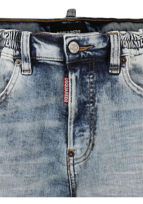 Bermuda bambino in cotone denim DSQUARED2 | D2P806M/DELDENIM