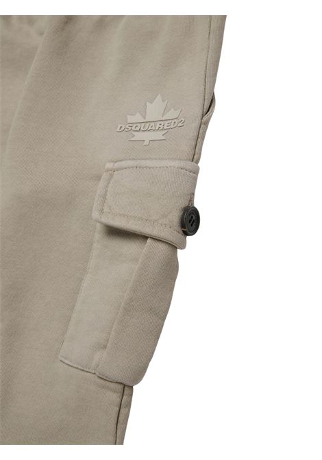 Pantalone neonato sabbia in cotone DSQUARED2 | D2P833B/DELSABBIA