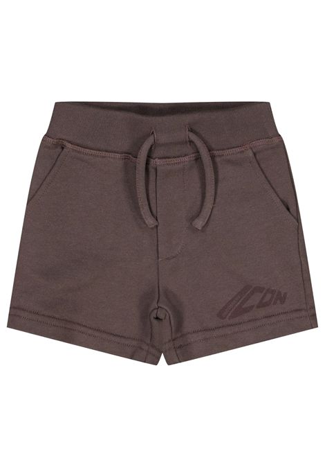 Bermuda neonato caffè in cotone DSQUARED2 | D2P896B/DELCAFFÈ