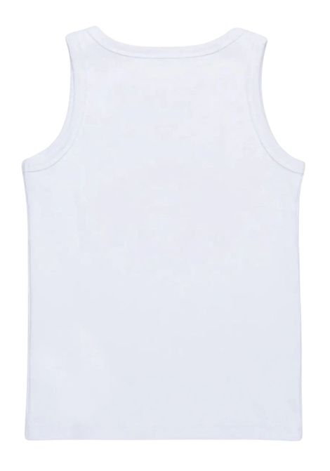 Unisex white cotton tank top DSQUARED2 | D2T1169U/DELBIANCO