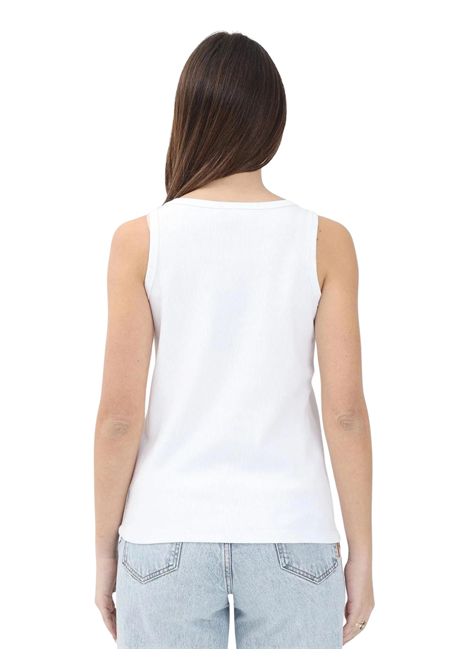 Unisex white cotton tank top DSQUARED2 | D2T1169U/DELBIANCO