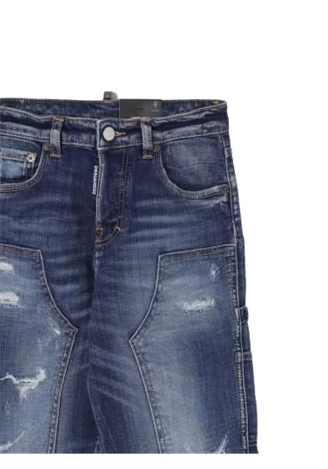 Jeans unisex blu in cotone DSQUARED2 | DQ0236/DELDENIM