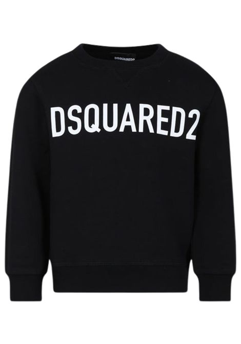 Unisex black cotton sweatshirt DSQUARED2 | DQ2009D0A4D/DELNERO