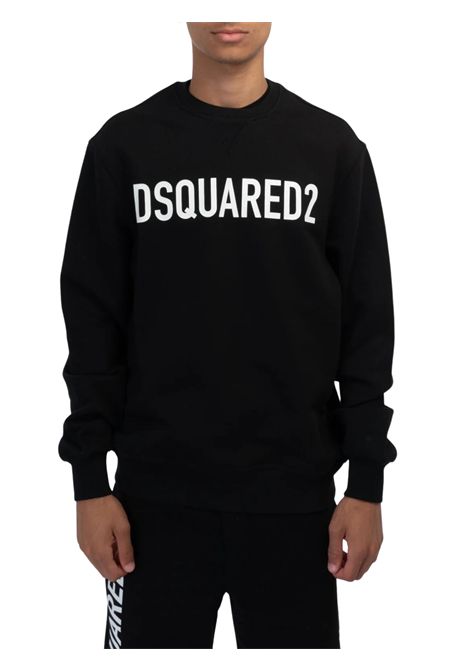 Unisex black cotton sweatshirt DSQUARED2 | DQ2009D0A4D/DELNERO