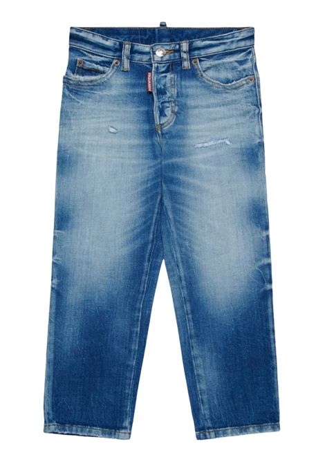 Jeans unisex blu in cotone DSQUARED2 | DQ2241/DELDENIM