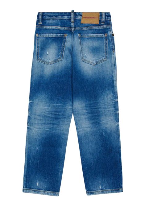 Jeans unisex blu in cotone DSQUARED2 | DQ2241/DELDENIM