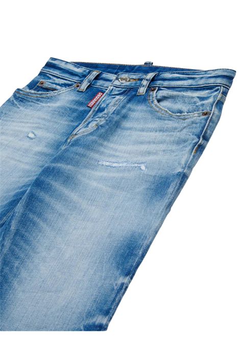 Jeans unisex blu in cotone DSQUARED2 | DQ2241/DELDENIM