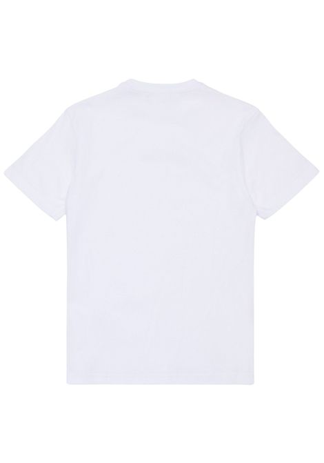 T-shirt bambino bianca in cotone DSQUARED2 | DQ2823/MABIANCO