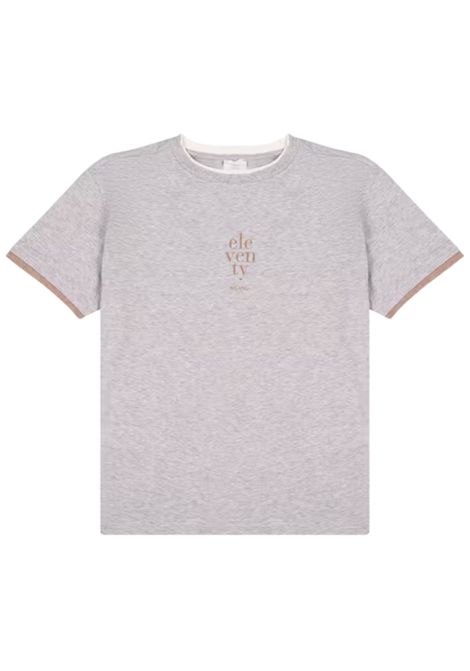 Children's grey cotton T-shirt Eleventy Milano | ET8P41/SUGRIGIO