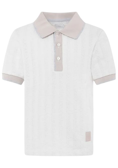 Polo bambino avorio in cotone Eleventy Milano | EW8P41/MAAVORIO