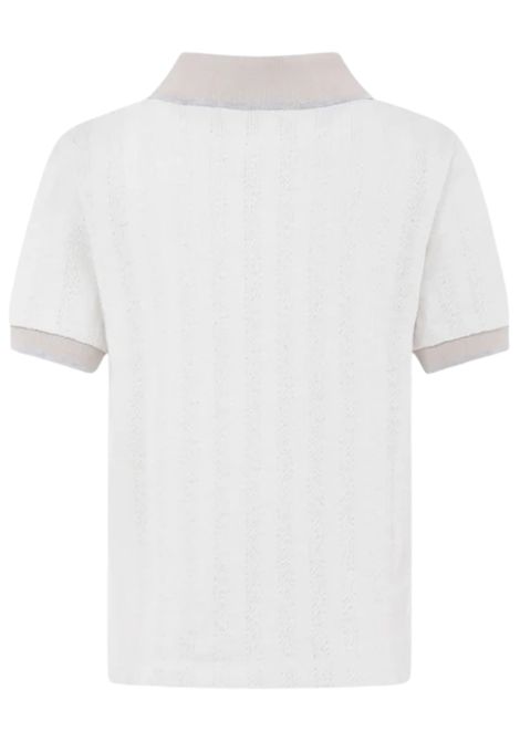 Polo bambino avorio in cotone Eleventy Milano | EW8P41/MAAVORIO