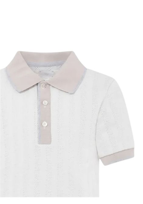 Polo bambino avorio in cotone Eleventy Milano | EW8P41/MAAVORIO