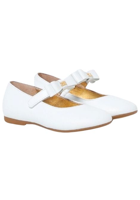 Ballerine bambina bianche in pelle ElISABETTA FRANCHI | E0203/PIABIANCO