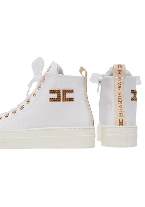 Scarpe bambina bianche in pelle ElISABETTA FRANCHI | E0243/PIABIANCO