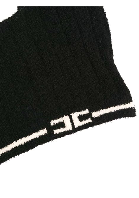 Black cotton top for girls ElISABETTA FRANCHI | EFMA125C/SUNERO