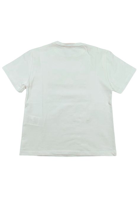 T-shirt bambina panna in cotone ElISABETTA FRANCHI | EFTS214/SUPANNA