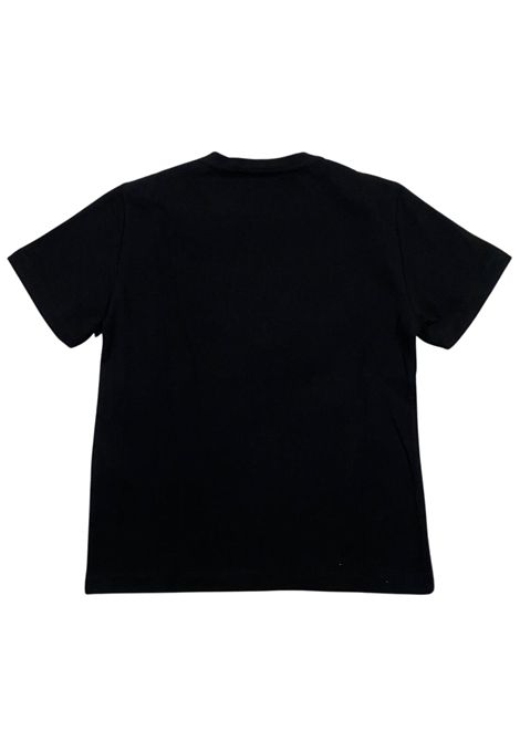 T-shirt bambina nera in cotone ElISABETTA FRANCHI | EFTS2260/SUNERO