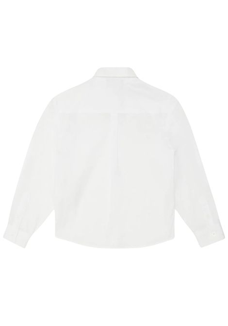 Camicia bambino bianca in cotone EMPORIO ARMANI | 6D4C31/MABIANCO