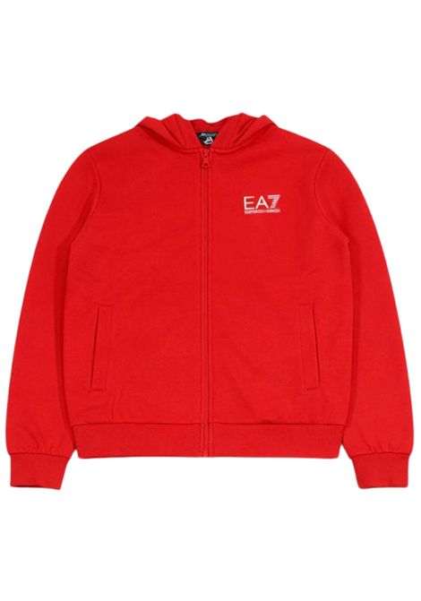Completo bambino rosso/nero in cotone EMPORIO ARMANI | 7B000031ROSSO/NERO